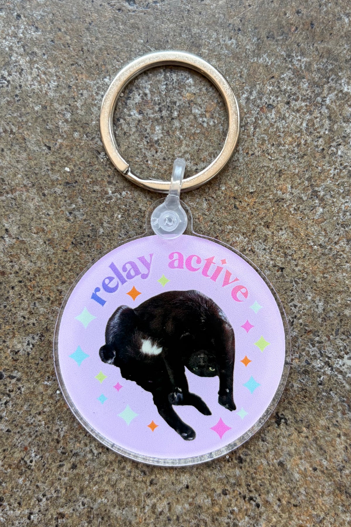 Cat keychain