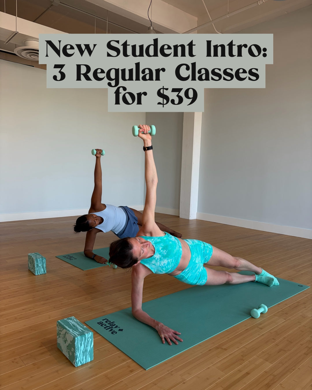 New Student Intro: 3 Regular Classes for $39