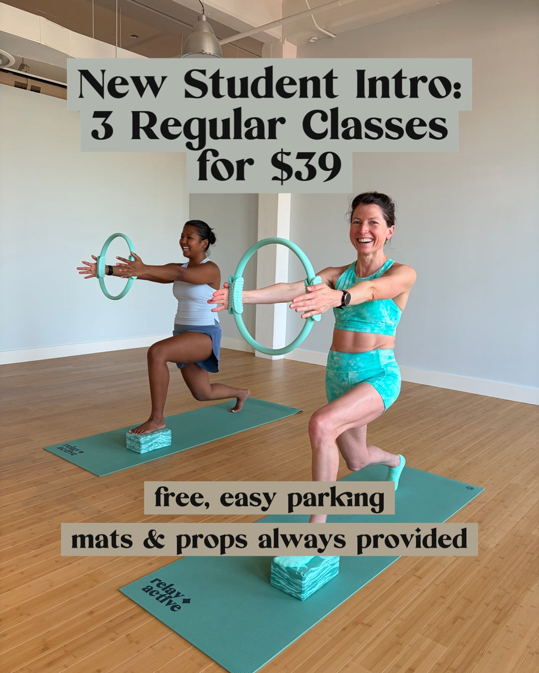 New Student Intro: 3 Regular Classes for $39