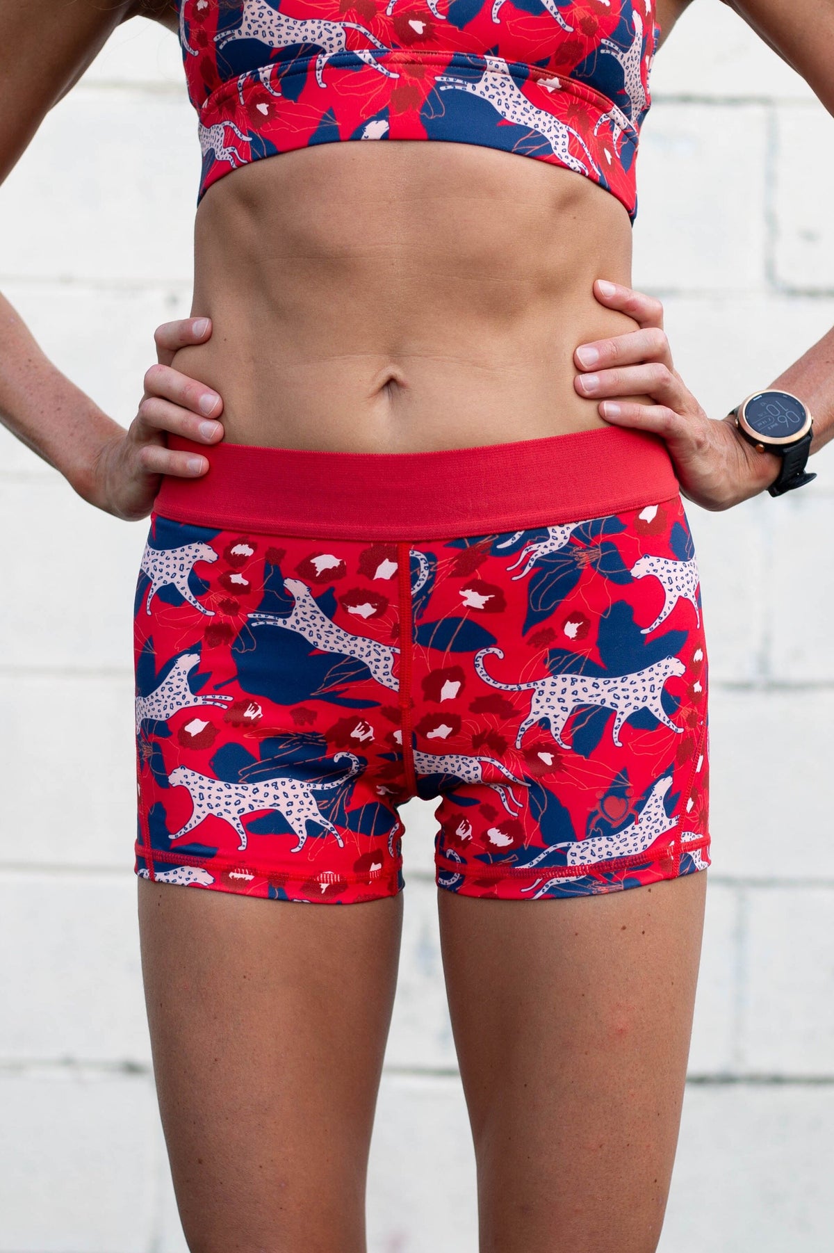 Ella Race Shorts (run wild) -- FINAL SALE