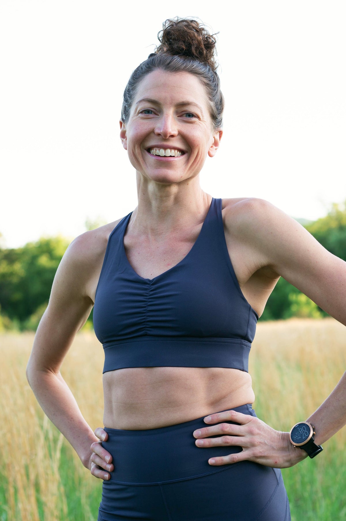 Brooklyn Run Bra (atlantic blue) -- FINAL SALE
