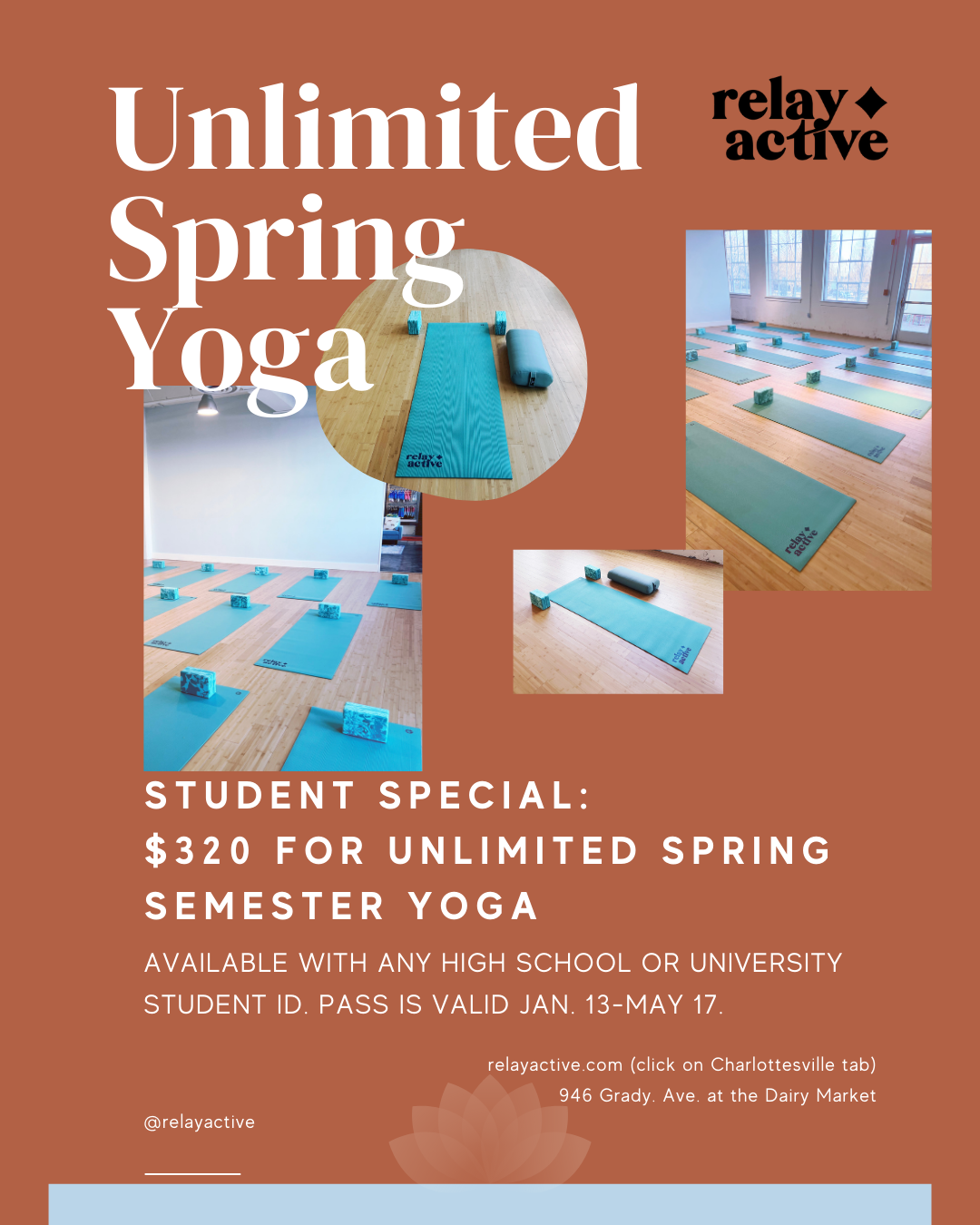 Unlimited Spring Semester Yoga (Student Special)