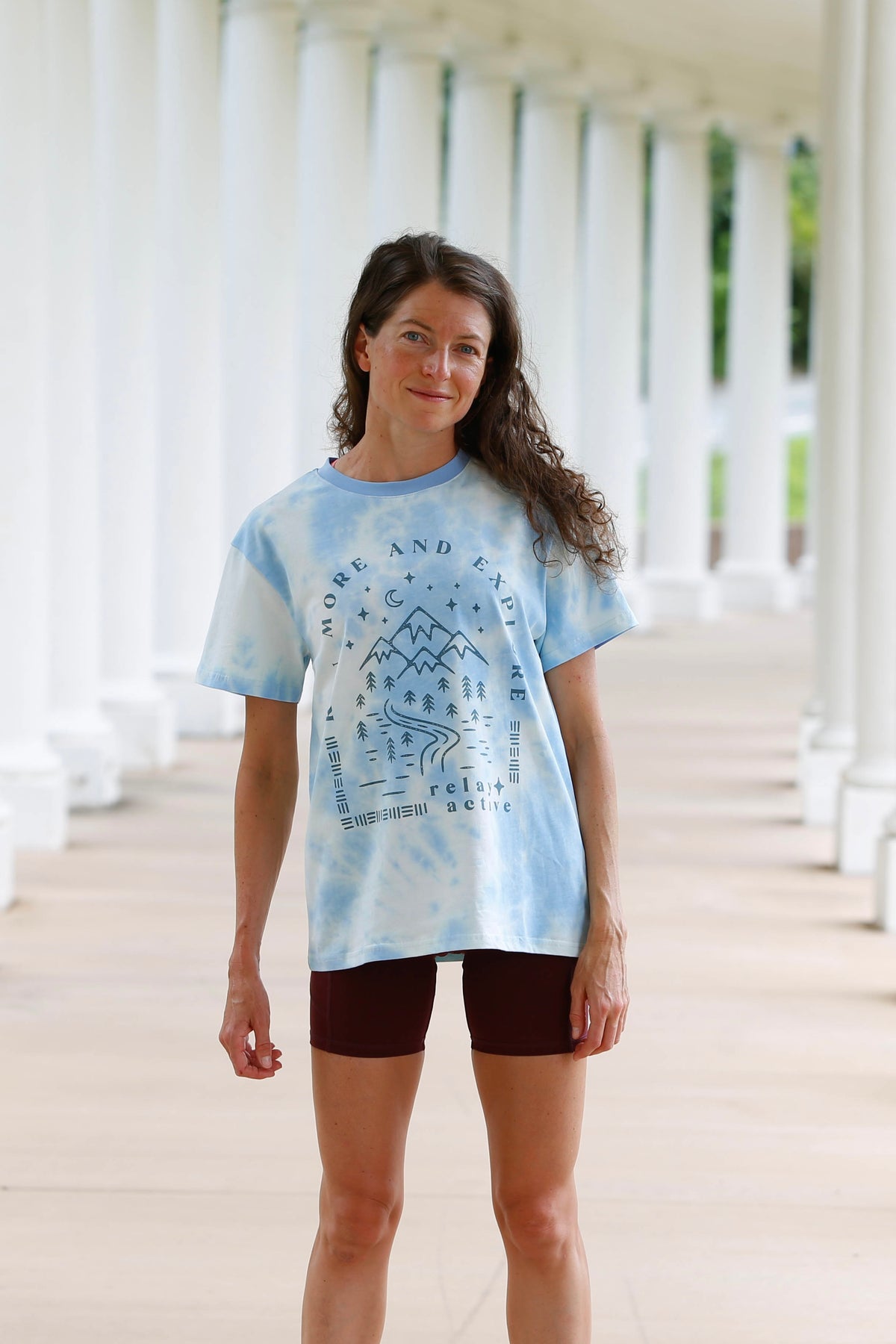 RLY Relaxed Tee (&quot;Run More and Explore&quot;)