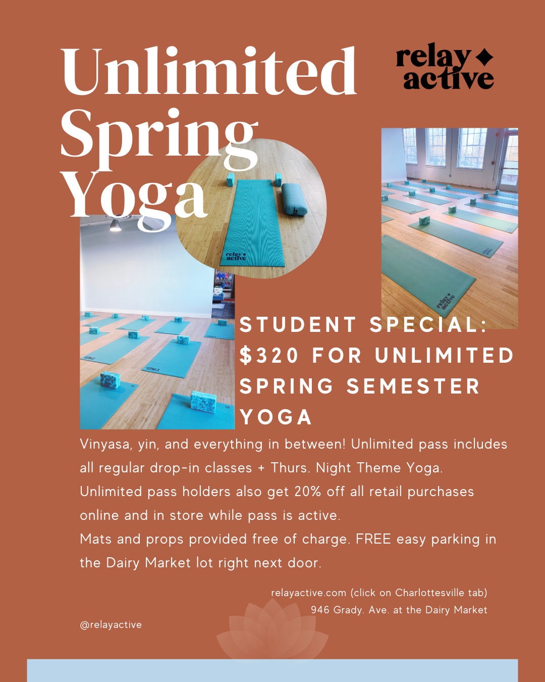 Unlimited Spring Semester Yoga (Student Special)