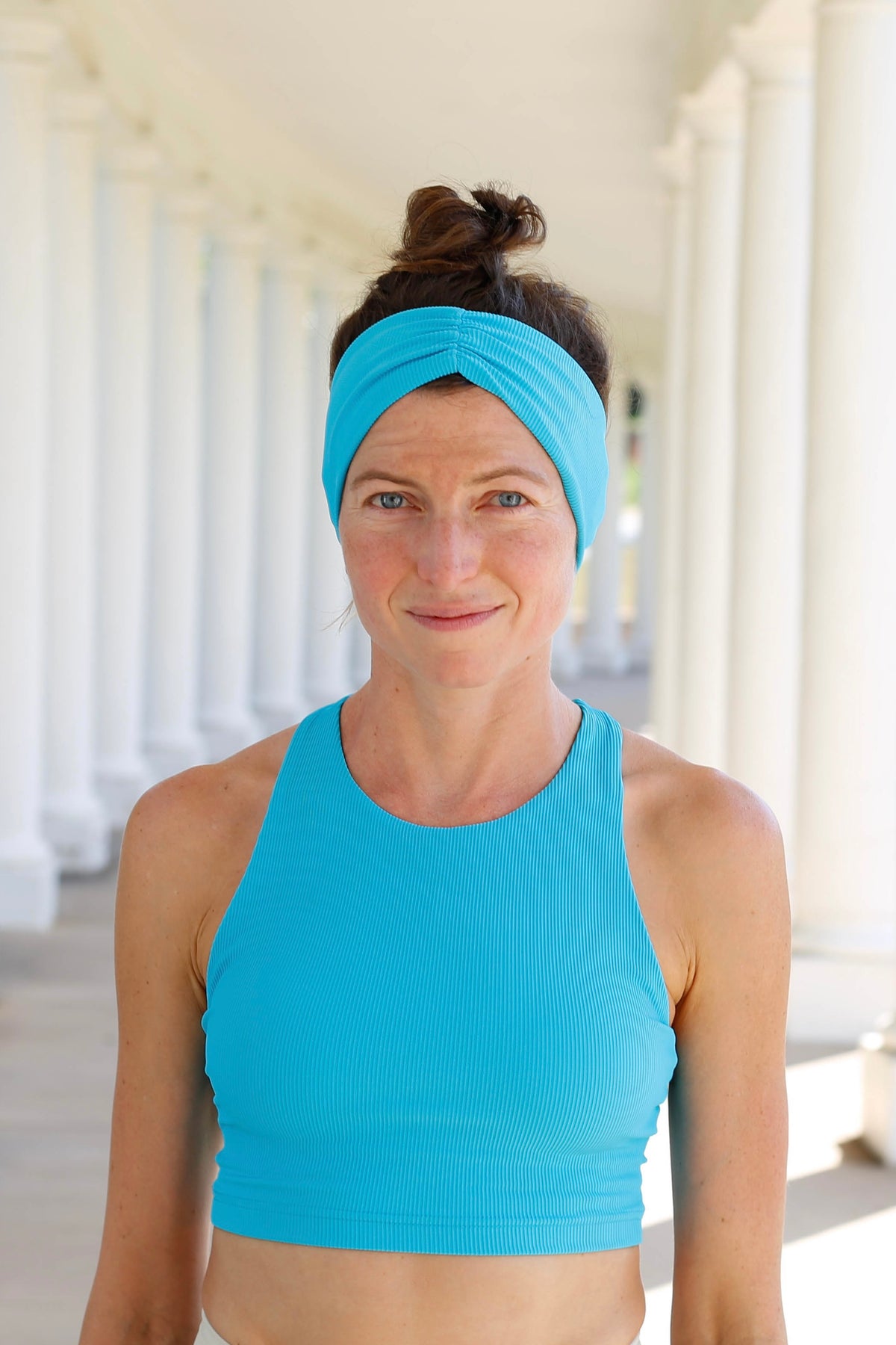 Ribbed Essentials Grippy Headband (marina)