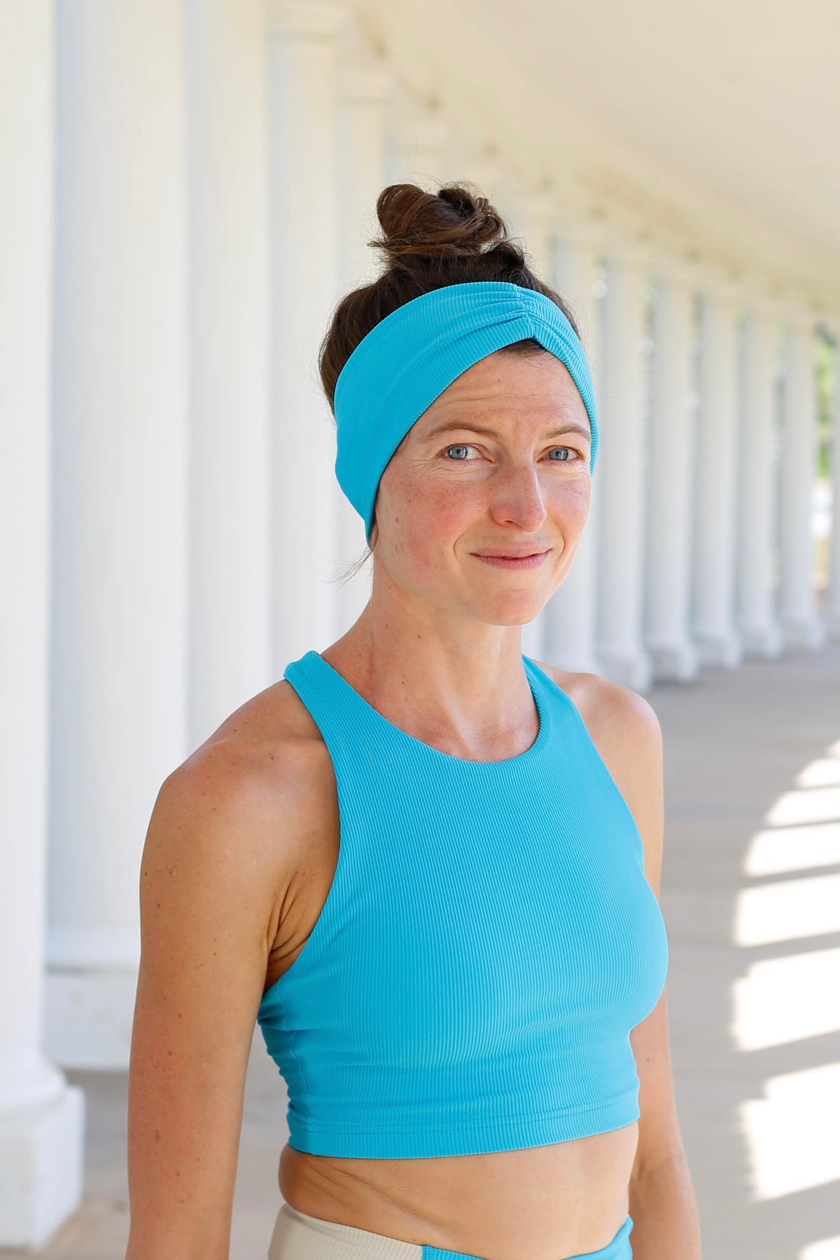 Ribbed Essentials Grippy Headband (marina)