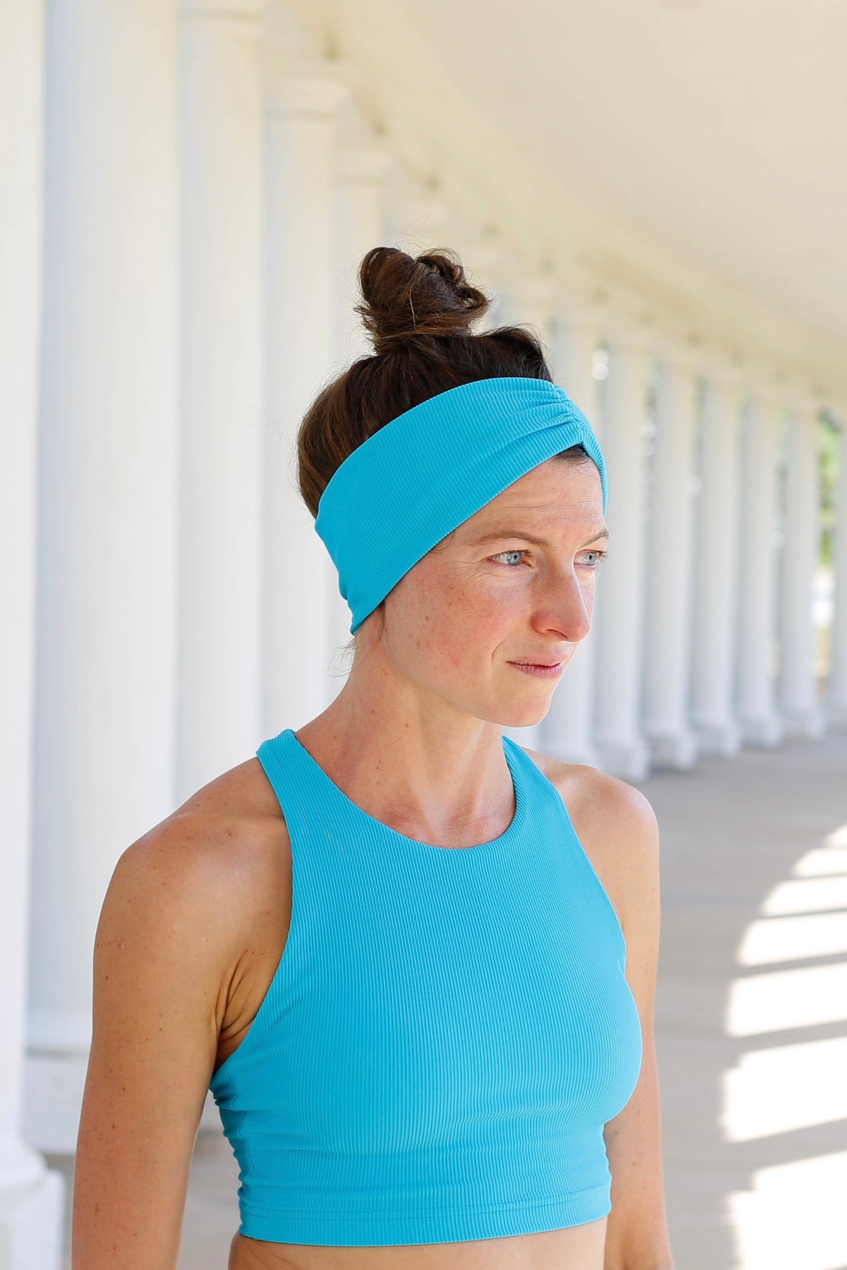 Ribbed Essentials Grippy Headband (marina)