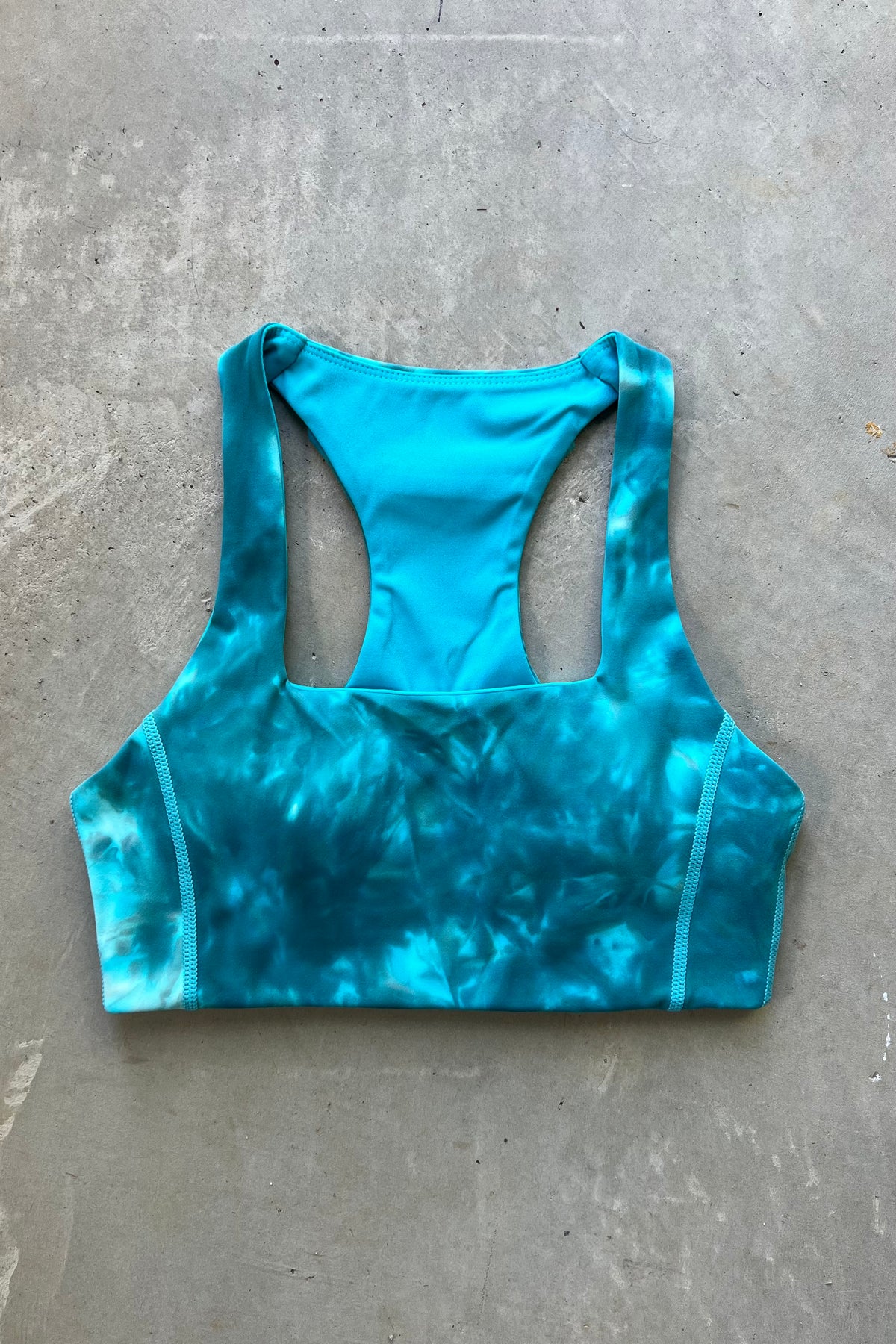 Cleo Pocket Bra (lagoon tie-dye)