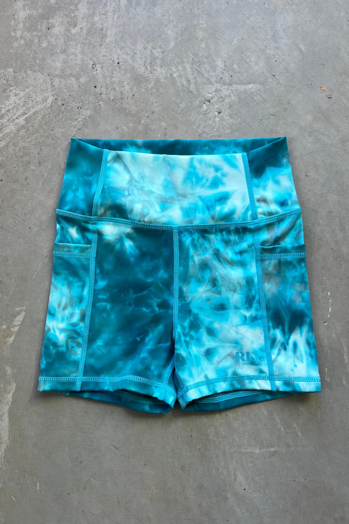 Madison Pocket Shorts (lagoon tie-dye)