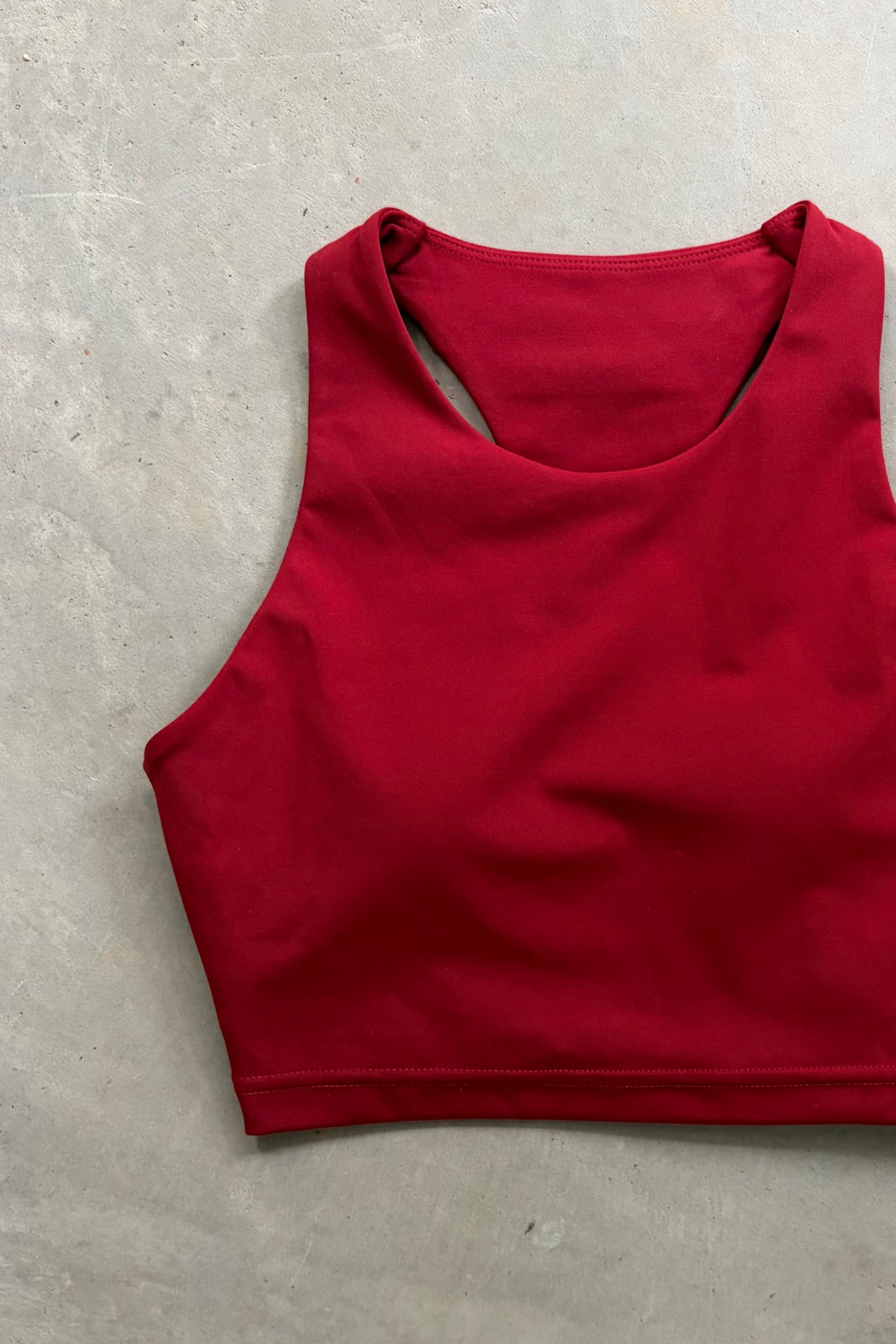 Kella Pocket Crop Top (candy apple)