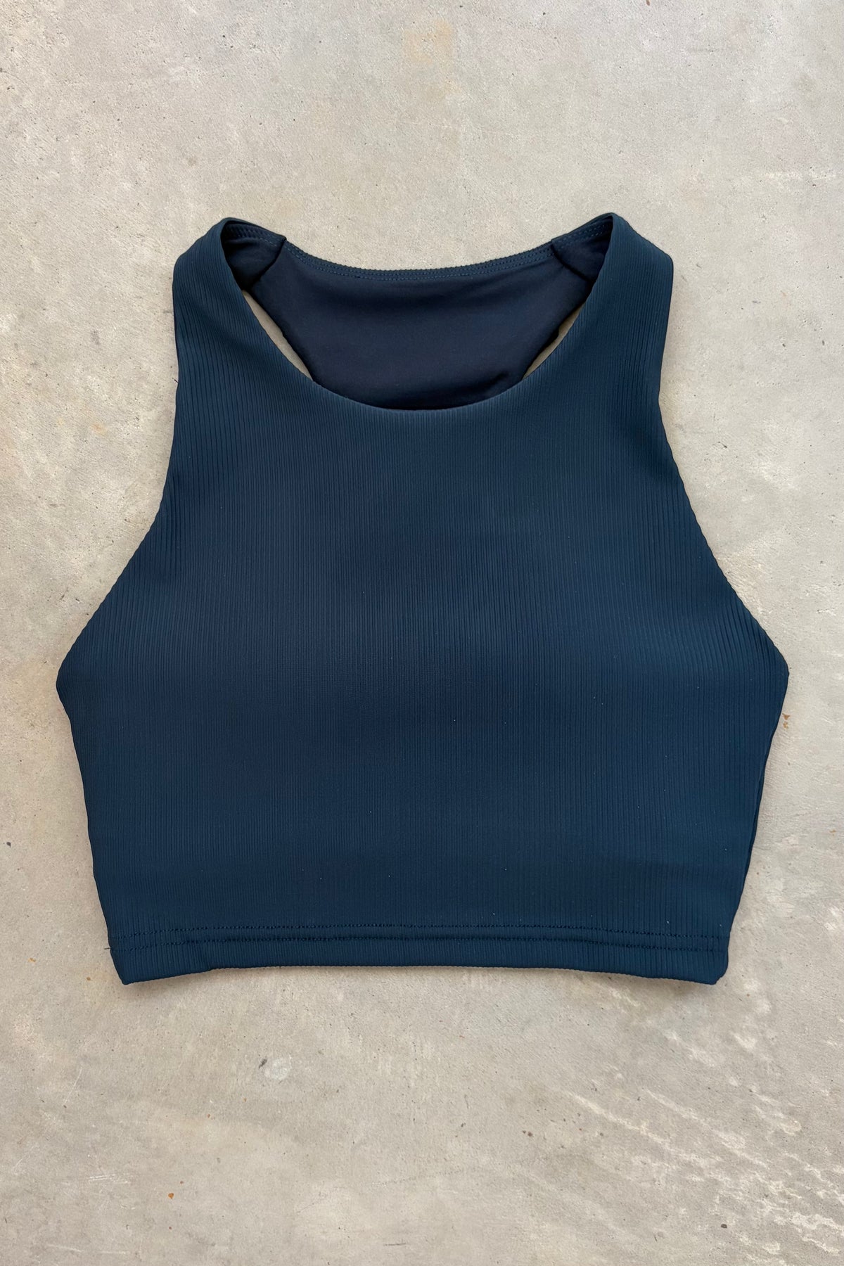 Kella Pocket Crop Top (cherry ribbed)