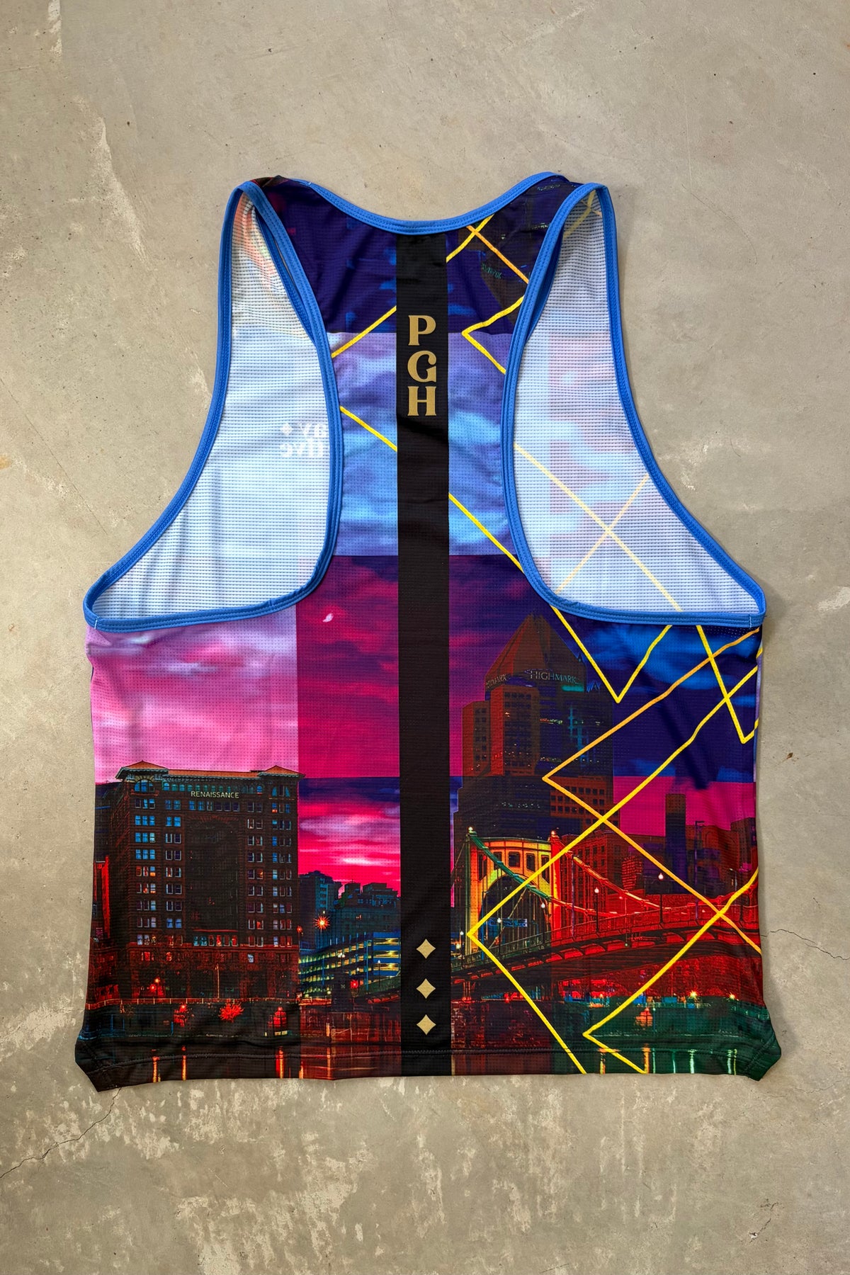 Pittsburgh Special Edition Singlet with gold reflective accents