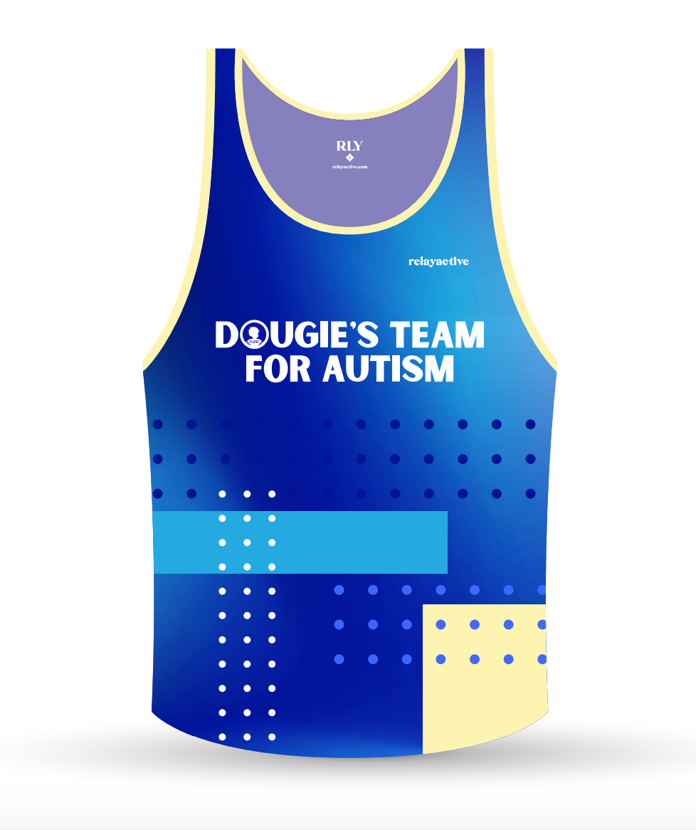 Custom Running Singlets for Doug Flutie Jr. Foundation for Autism