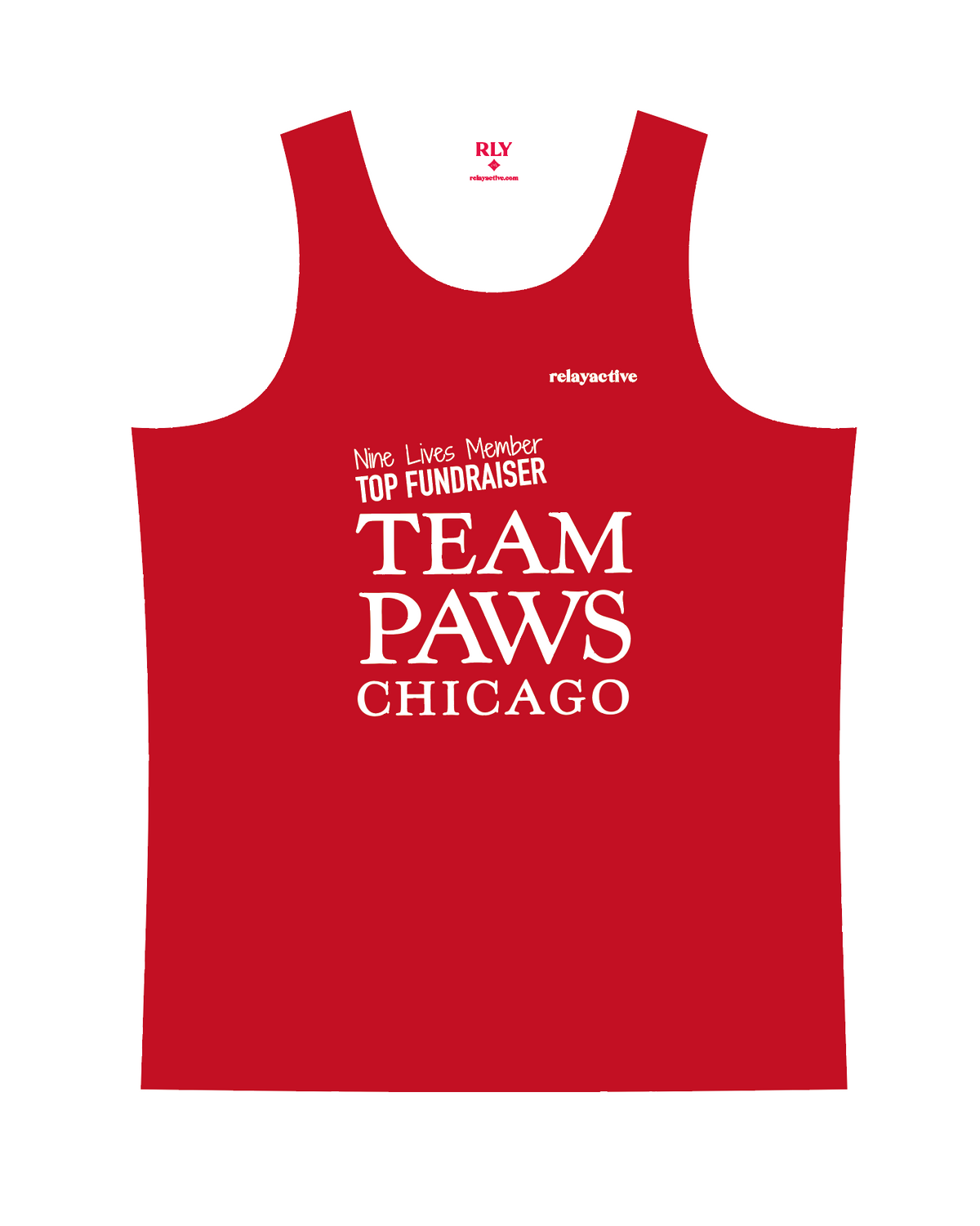 Custom Running Singlets for Team PAWS (red singlets)