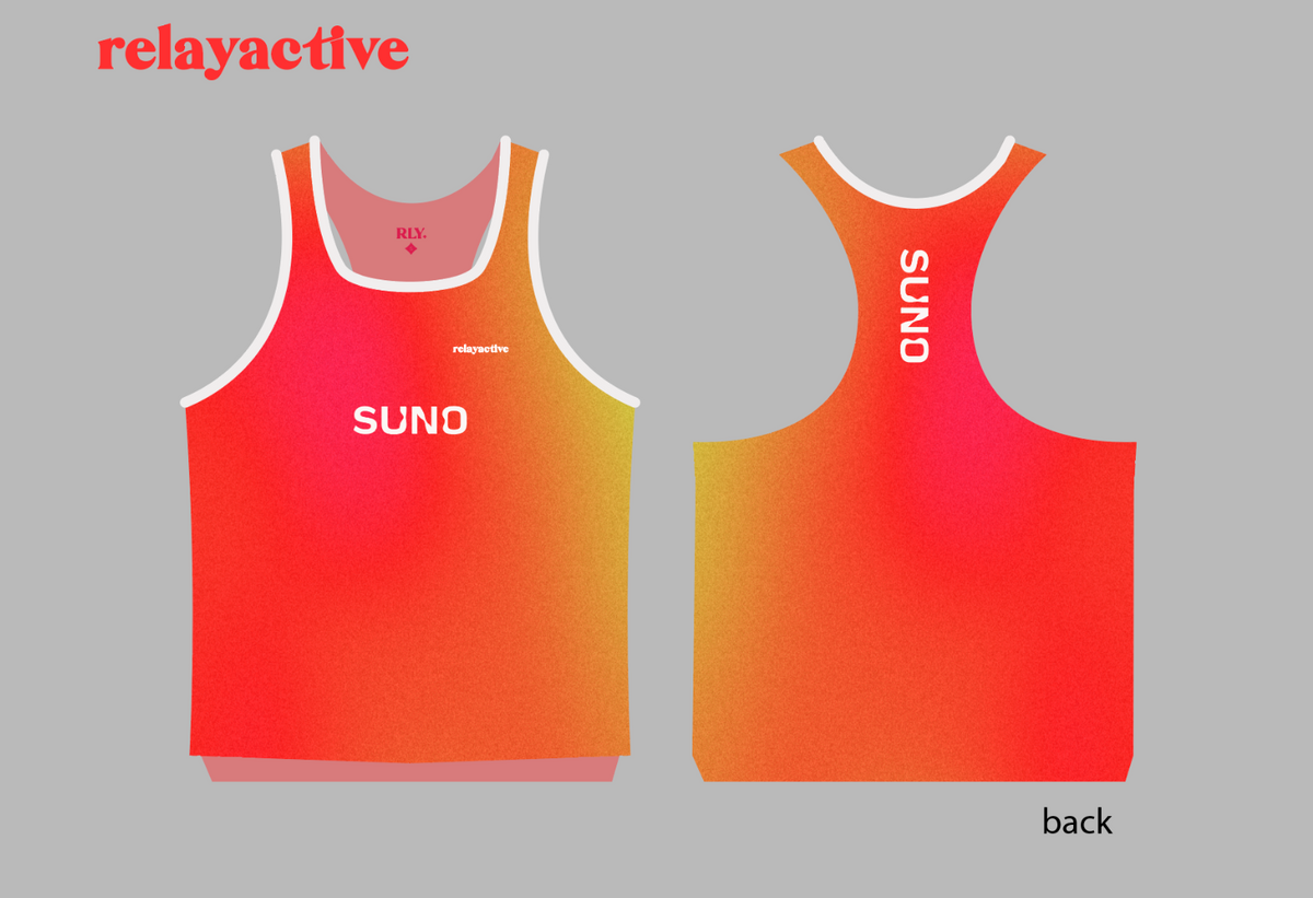 Custom Running Singlets/Performance Tees for Suno