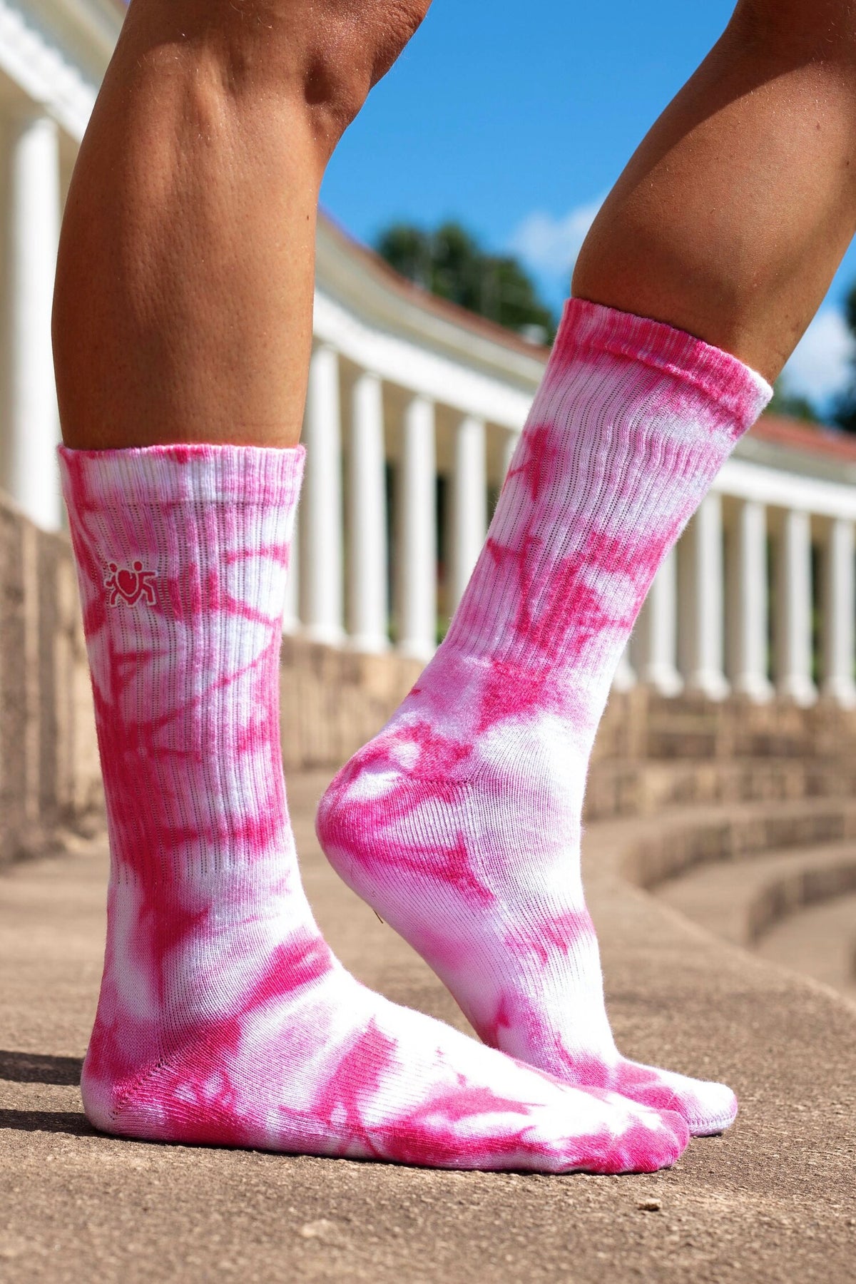 Tie-Dye Socks (Pink)